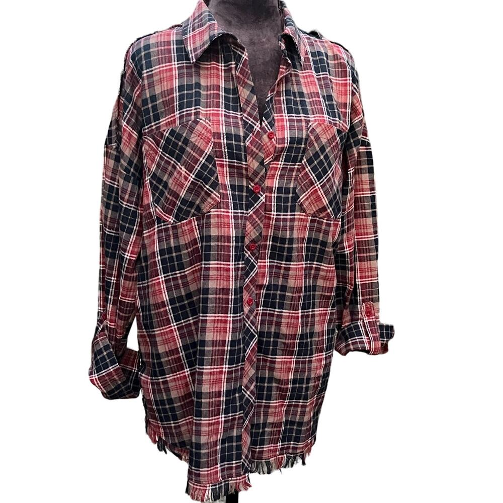 Andree By Unit Cactus Sequence Back Button Down P… - image 2